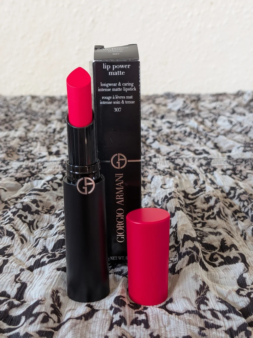 Giorgio Armani Lip Power Matte Longwear Lipstick - Hot Pink (307)